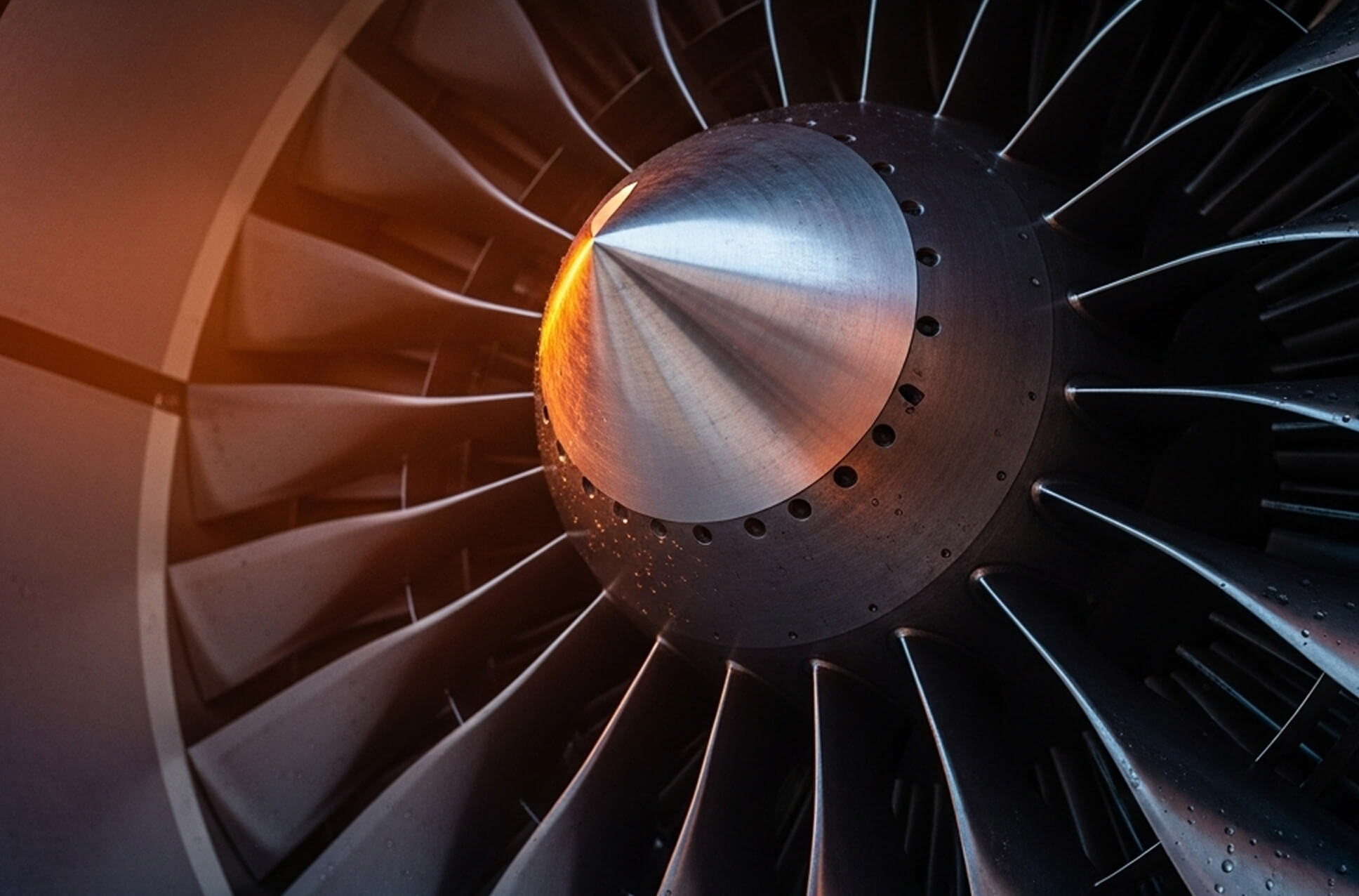Fan and inlet cone of an aircraft turbine engine
